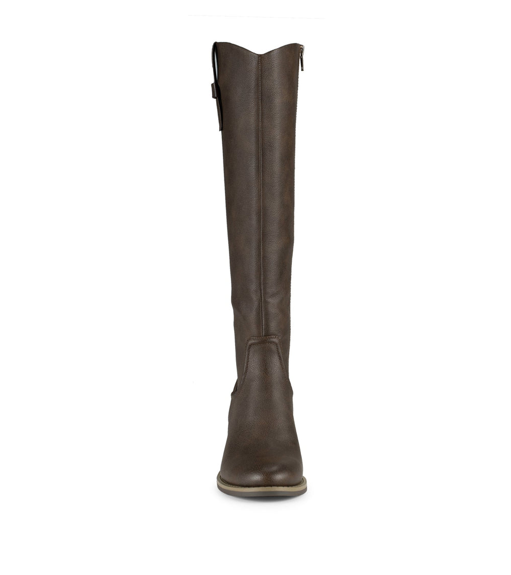 Laryssa Riding Boot Dark Brown - Women