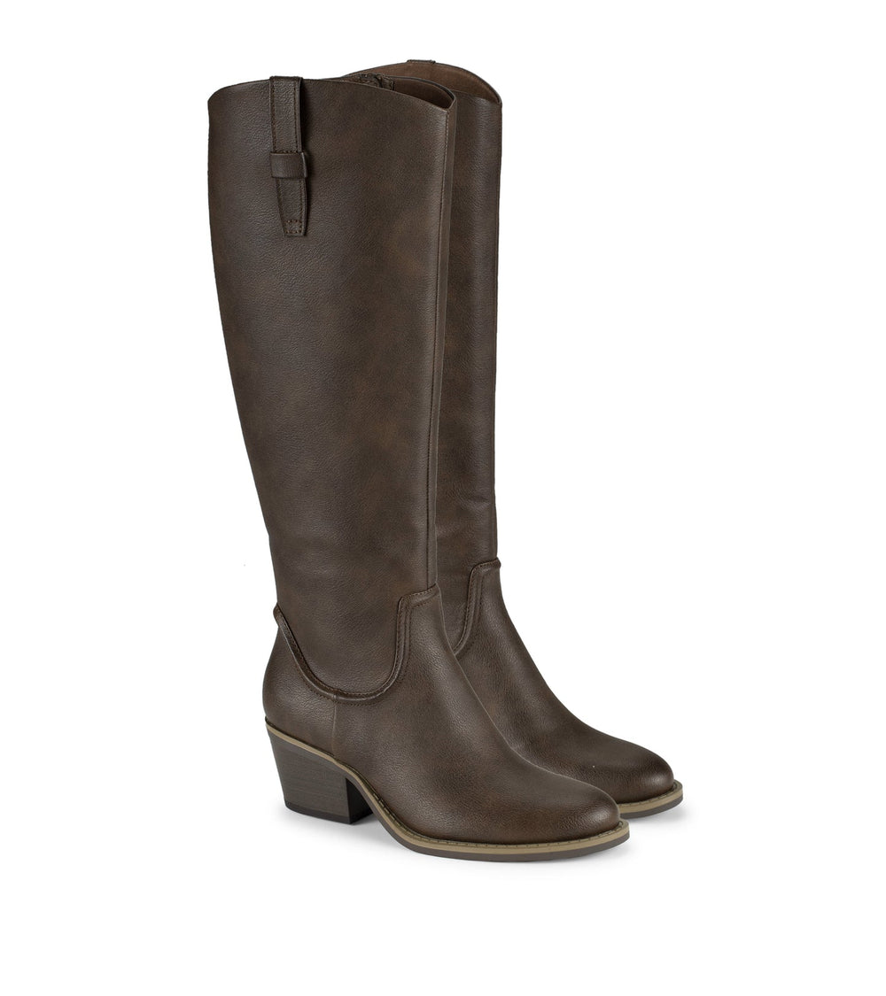 Laryssa Riding Boot Dark Brown - Women