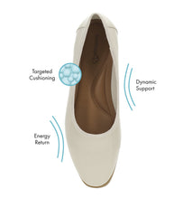 Tania Casual Flat Ivory - Women