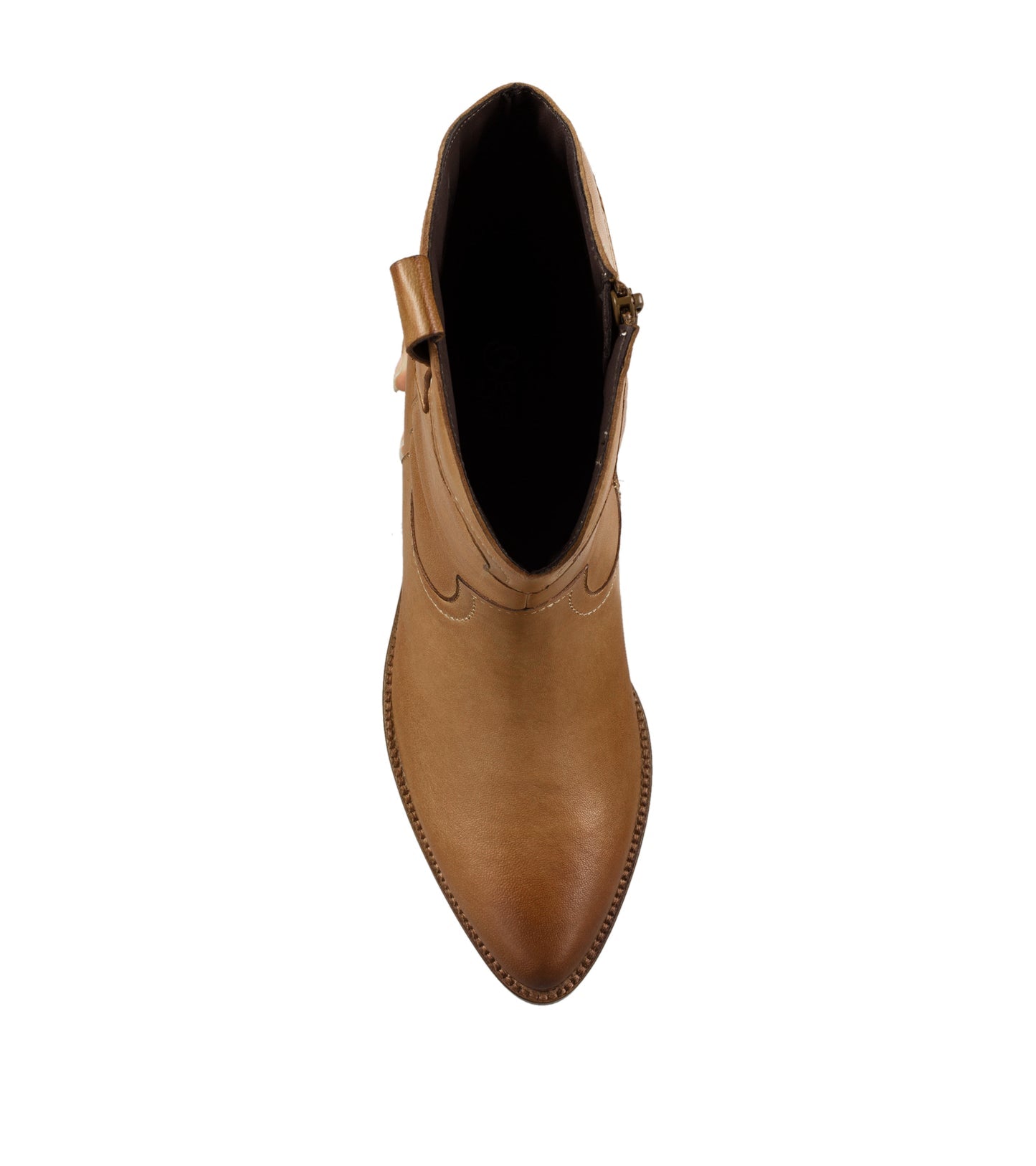 Nita Western Boot Cognac Leather - Women