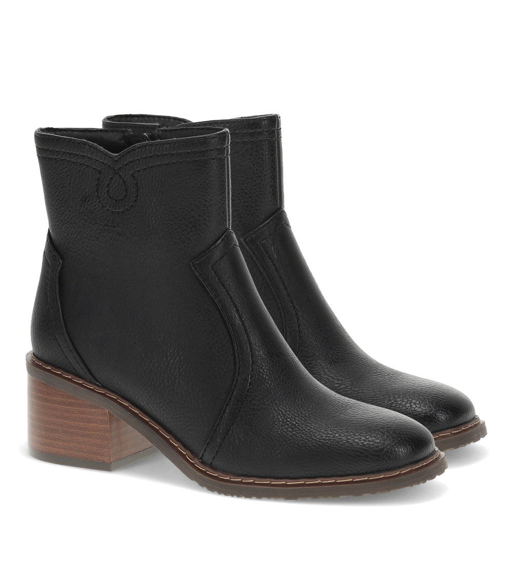 Calloway Block Heel Bootie Black - Women