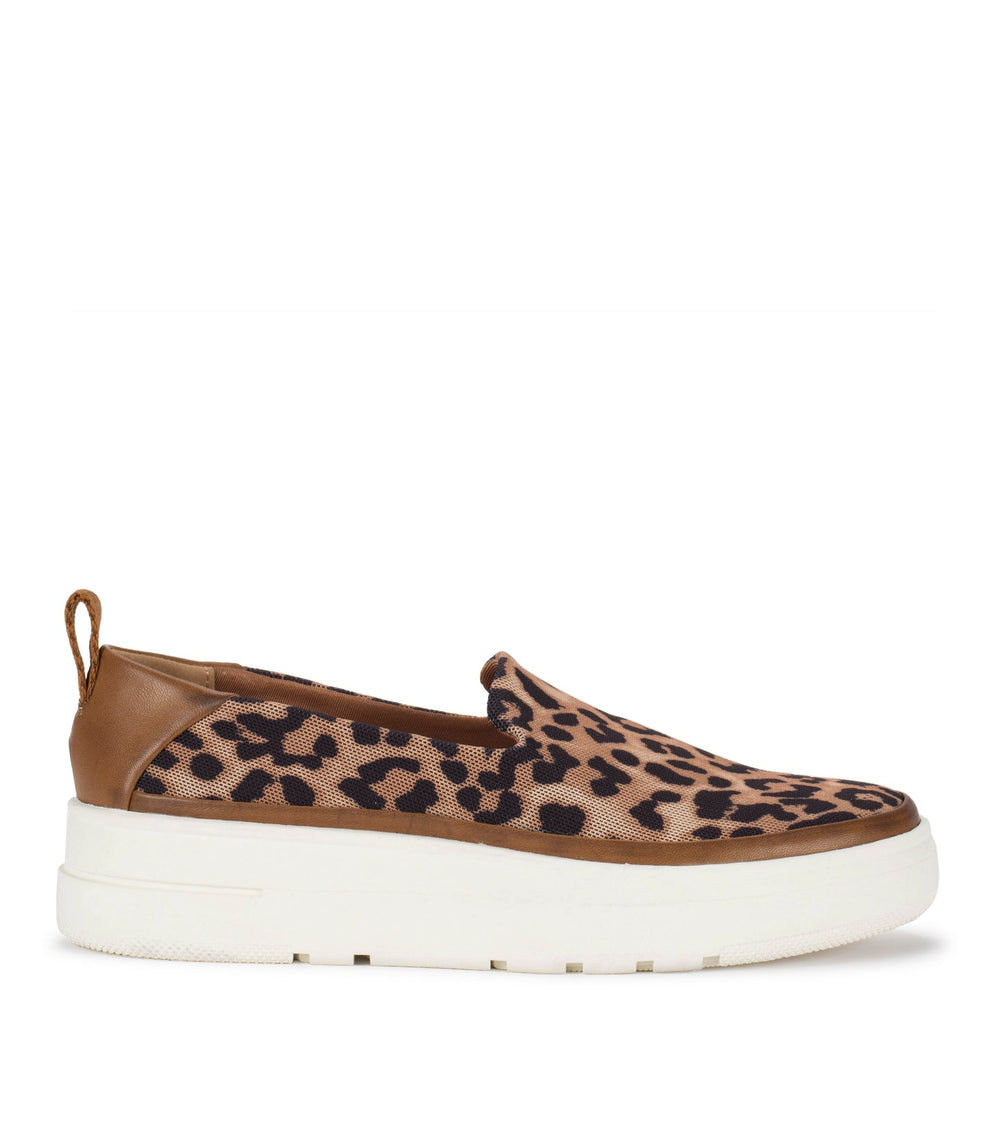 Nevin Slip On Sneaker Auburn Leopard - Women