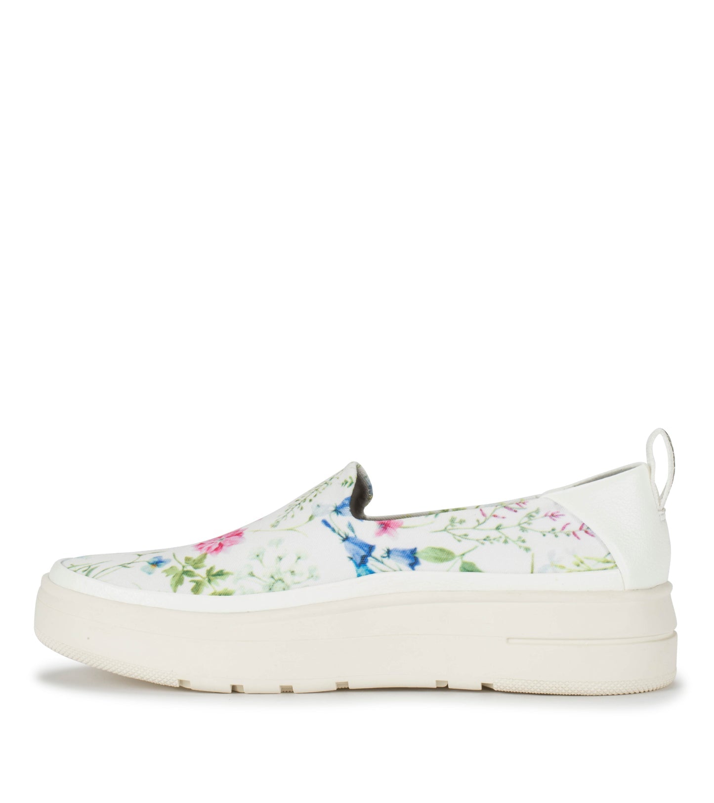 Nevin Slip On Sneaker White Multi Flower Canvas - Women