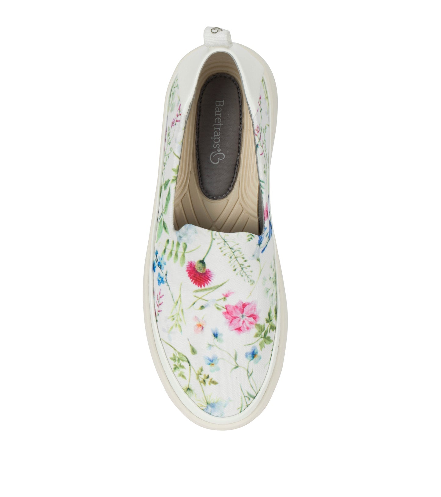 Nevin Slip On Sneaker White Multi Flower Canvas - Women