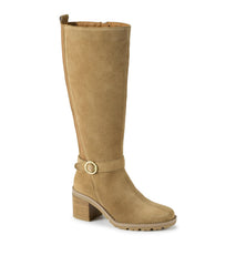 Della Tall Boot Cognac Suede - Women