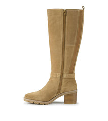 Della Tall Boot Cognac Suede - Women
