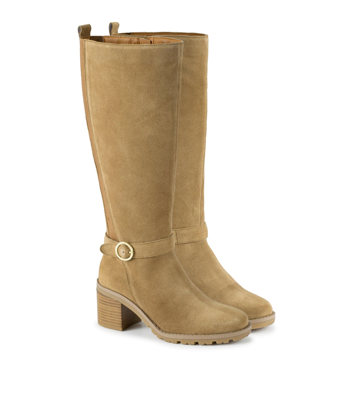 Della Tall Boot Cognac Suede - Women