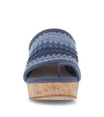Bethie Wedge Sandal Ocean Multi - Women
