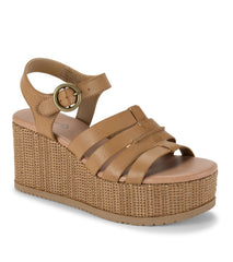 Savannah Wedge Sandal Caramel - Women