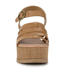 Savannah Wedge Sandal Caramel - Women