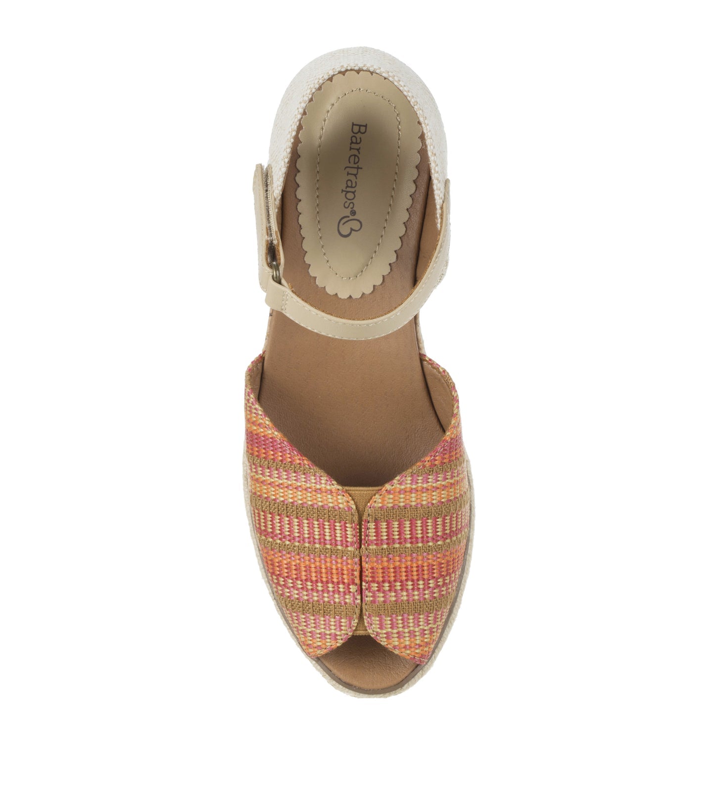 Odetta Espadrille Wedge Sandal Coral Multi - Women