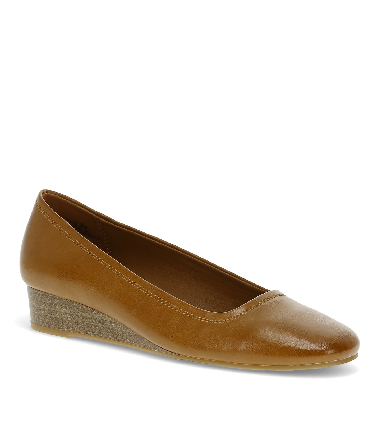 Covette Wedge Slip On Dark Cognac - Women