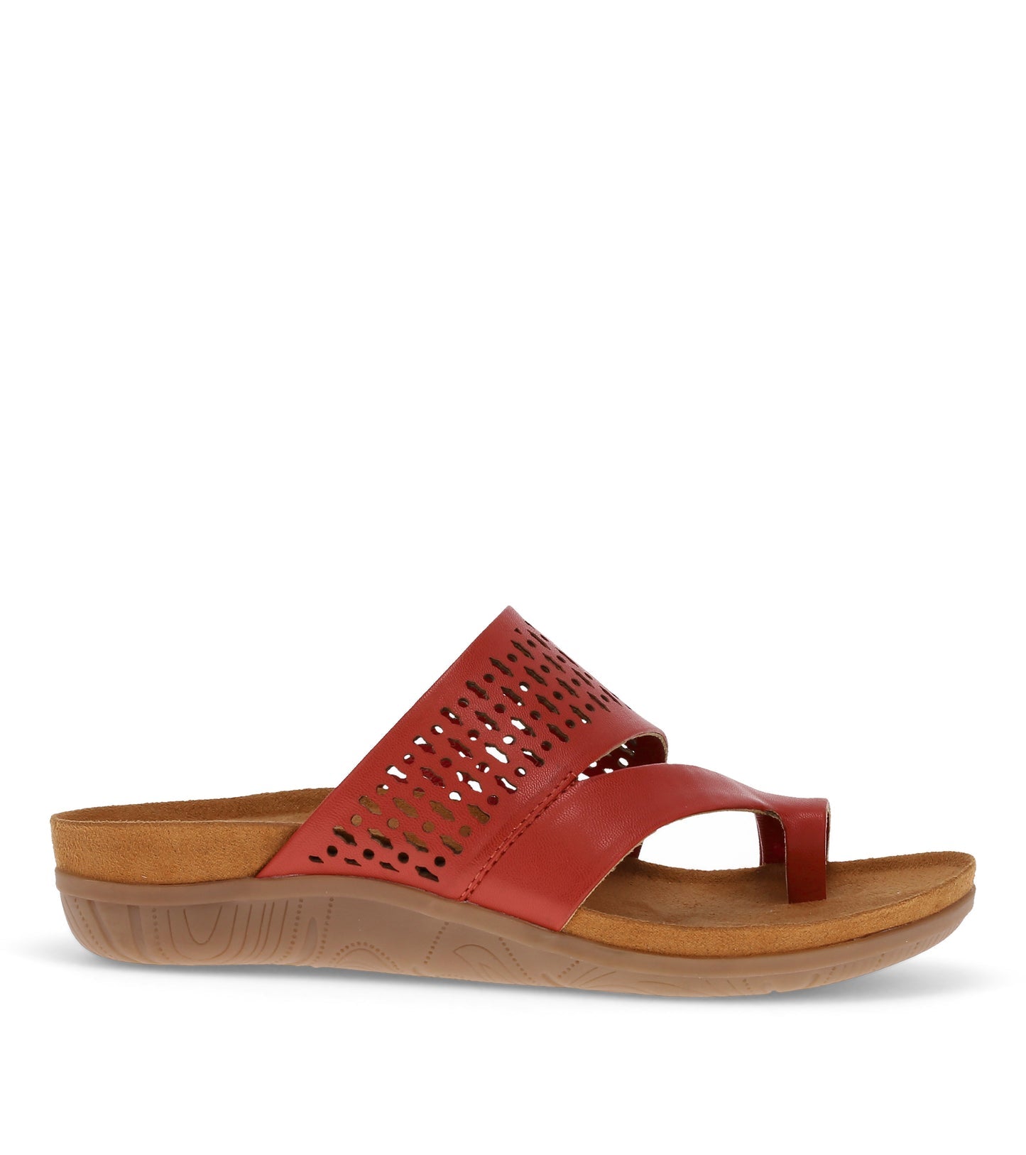 Juny Slide Sandal Cherry Red - Women