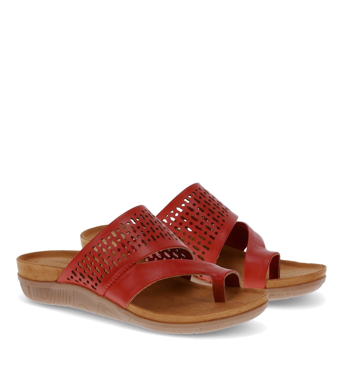 Juny Slide Sandal Cherry Red - Women
