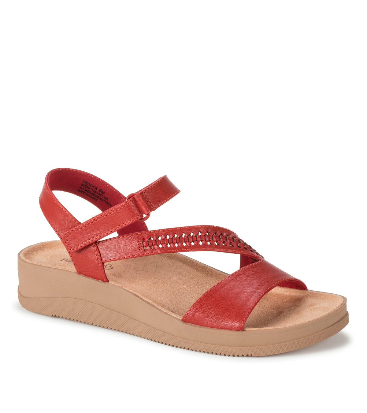 Frolick Wedge Sandal Cherry Red - Women