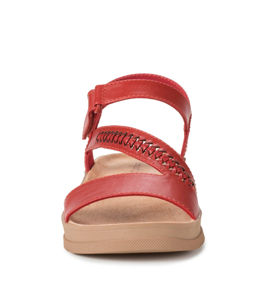 Frolick Wedge Sandal Cherry Red - Women