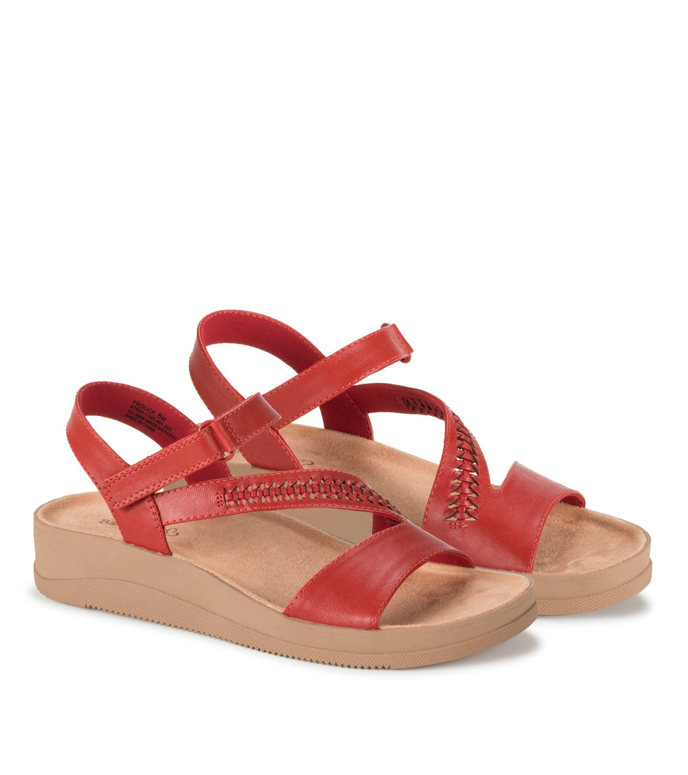Frolick Wedge Sandal Cherry Red - Women