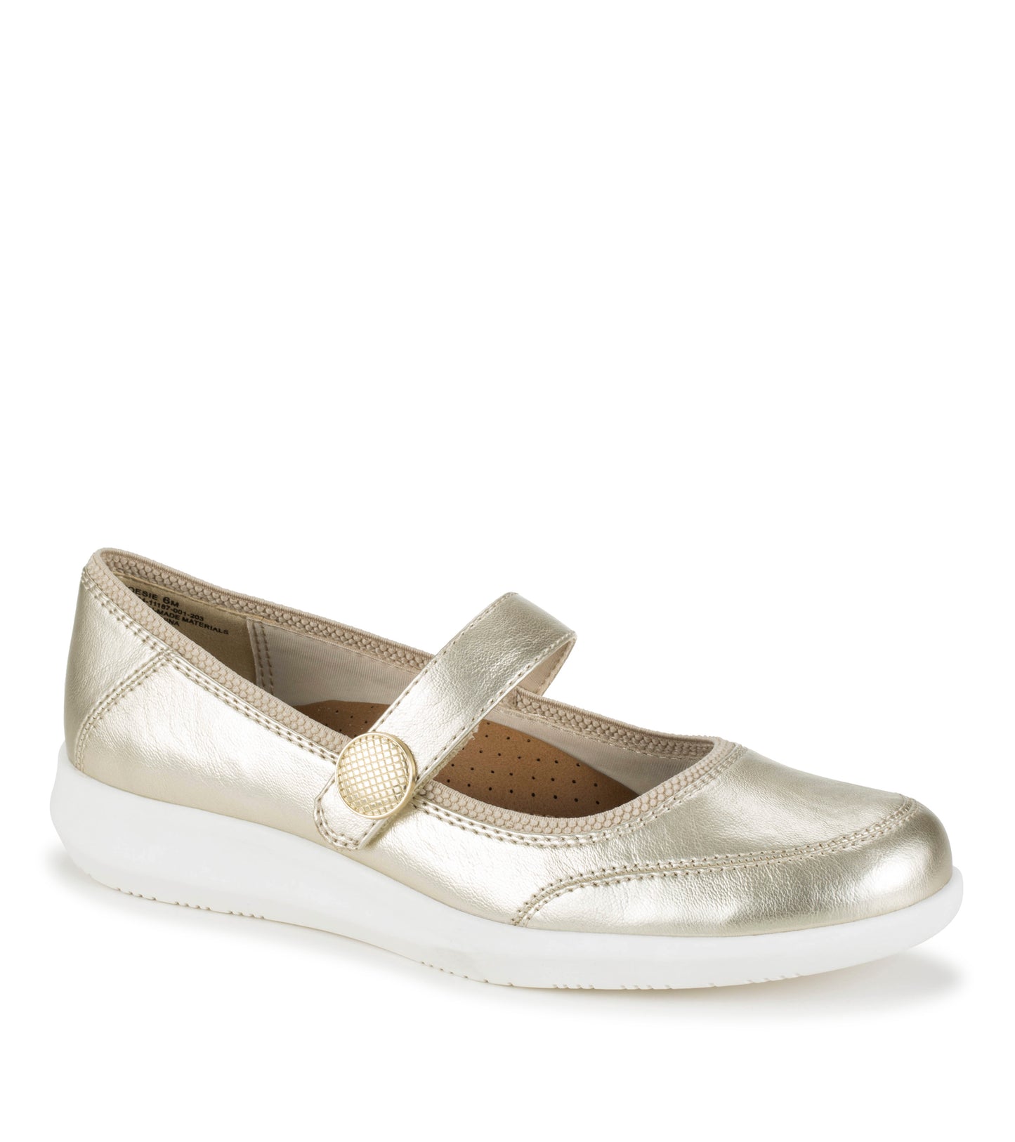 Joesie Mary Jane Flat Champagne - Women