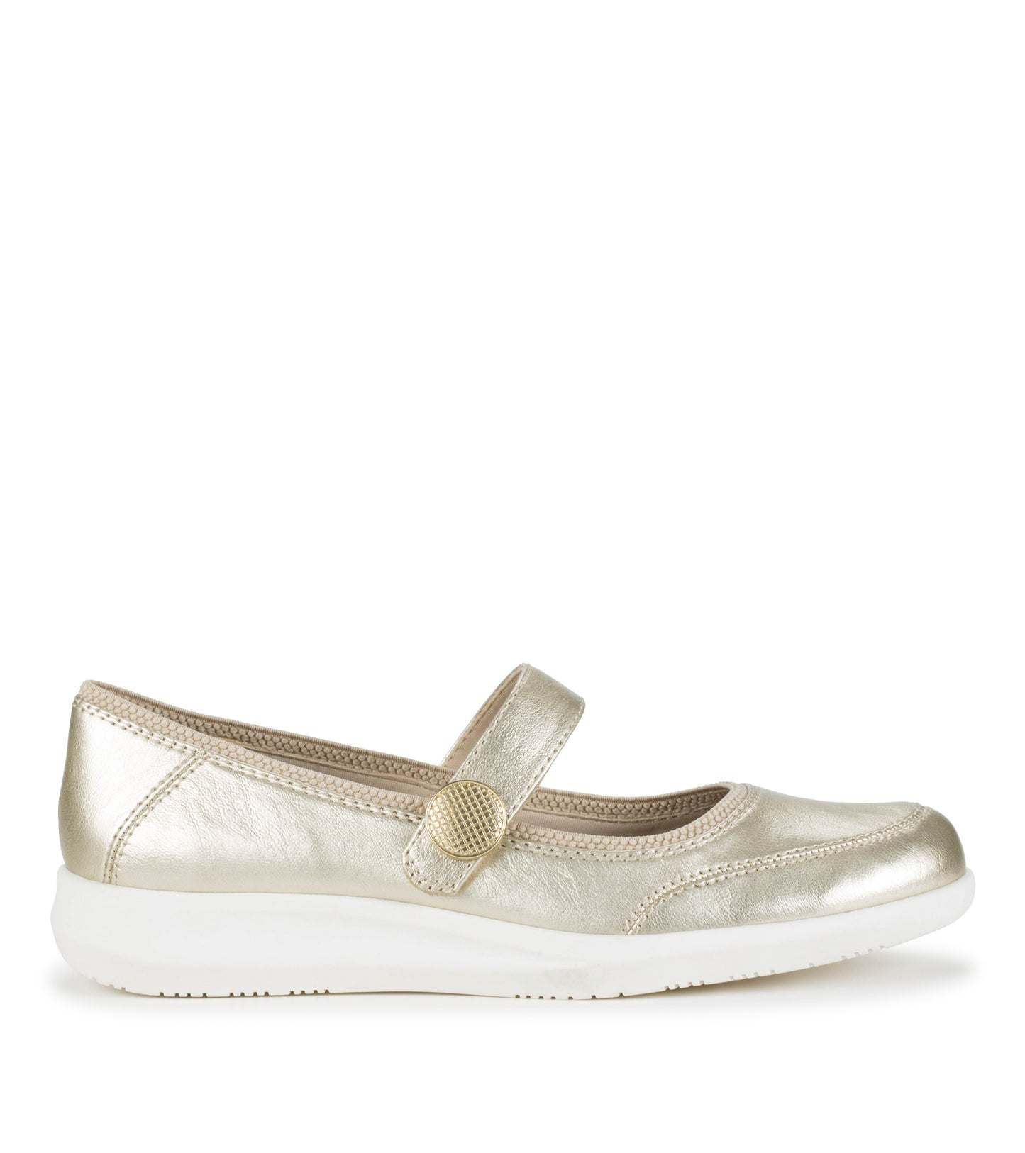 Joesie Mary Jane Flat Champagne - Women