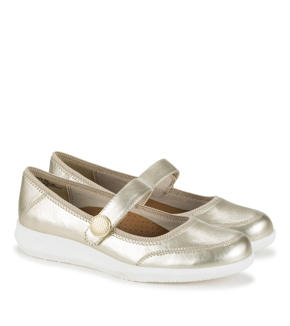 Joesie Mary Jane Flat Champagne - Women