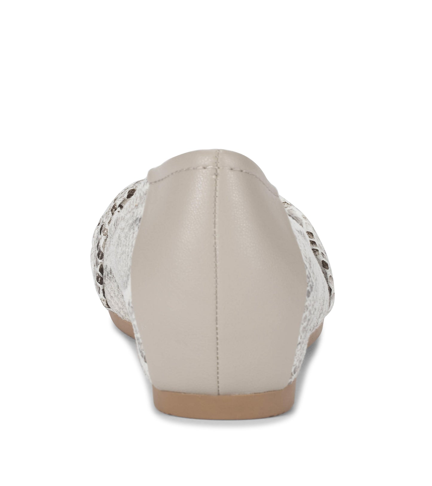 Mitsy Casual Flat Cream Multi Snake - Women