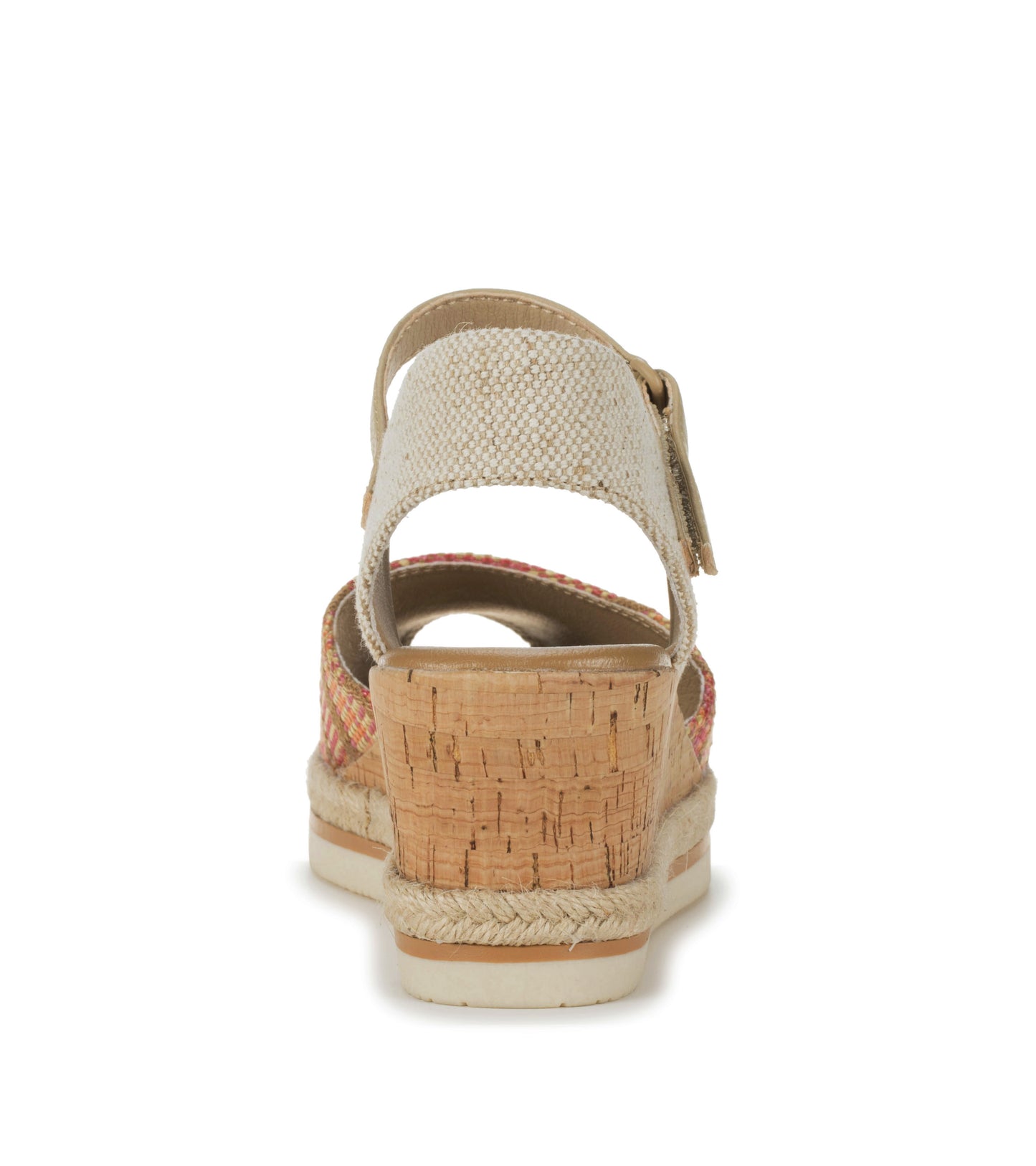 Acadia Peep Toe Wedge Sandal Coral Multi - Women
