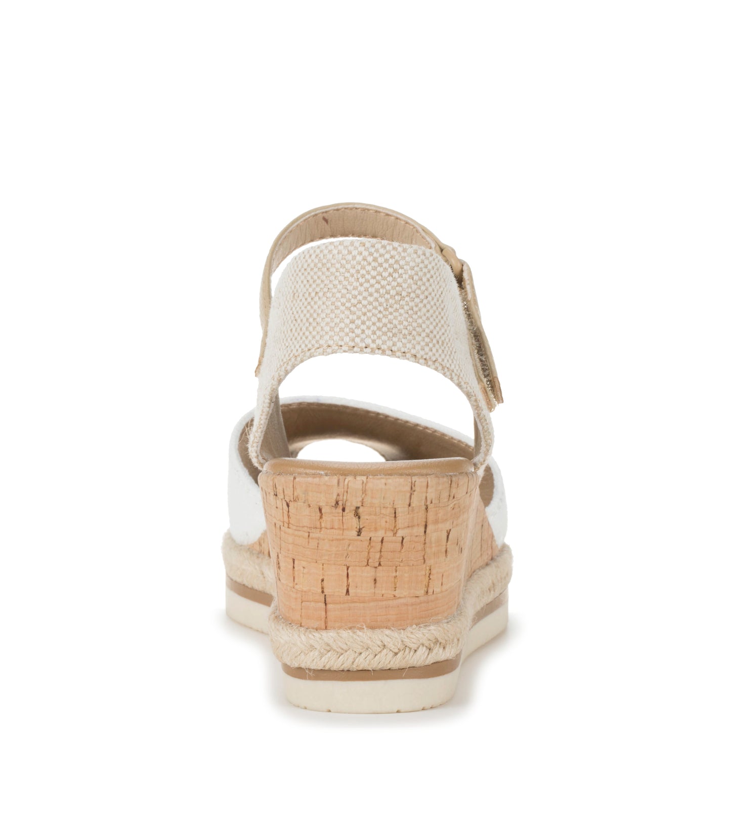 Acadia Peep Toe Wedge Sandal White - Women
