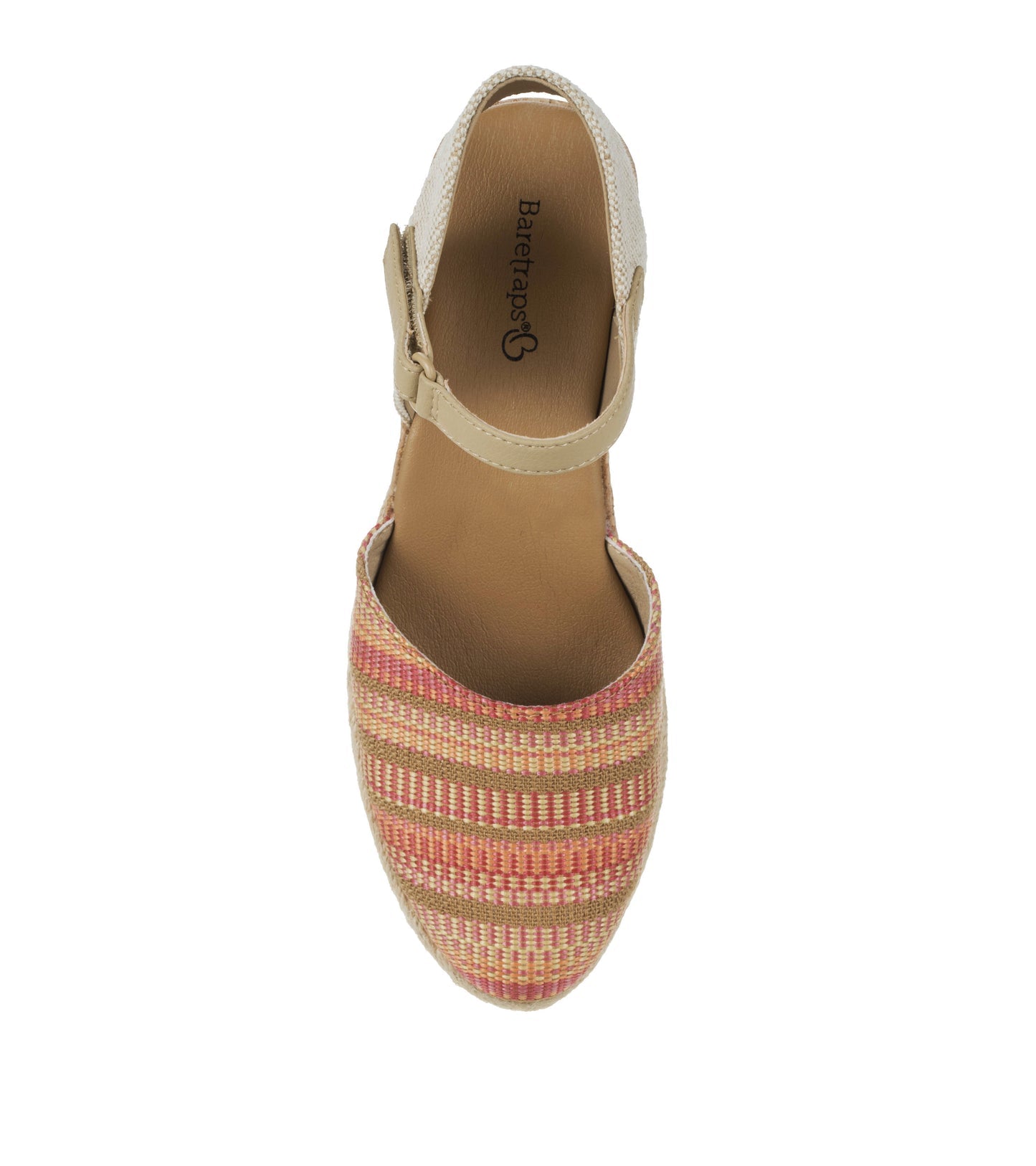 Alycia Closed Toe Wedge Sandal Coral Multi - Women