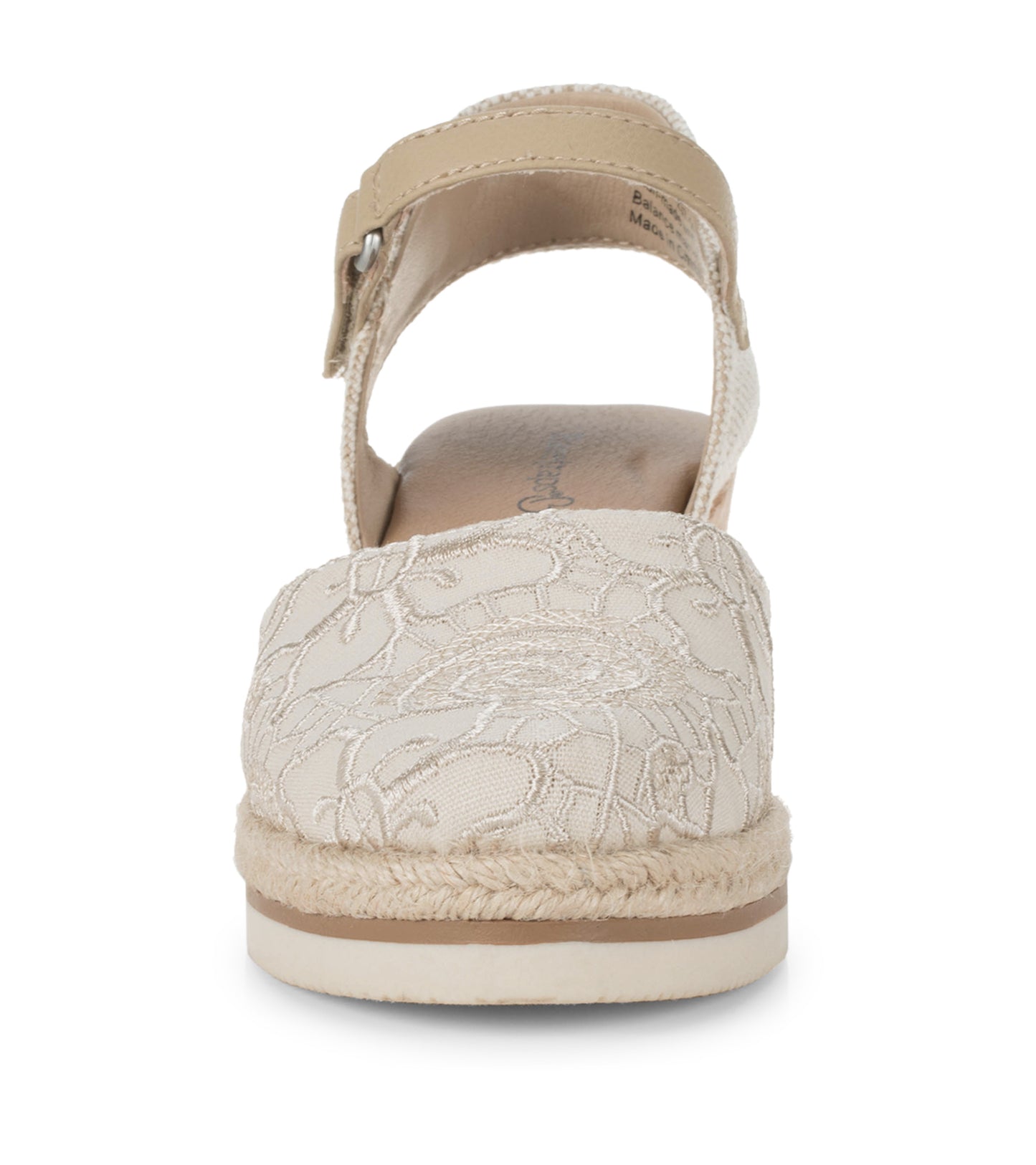 Alycia Closed Toe Wedge Sandal Cream - Women