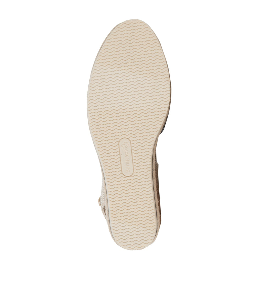 Alycia Closed Toe Wedge Sandal Navy Multi - Women