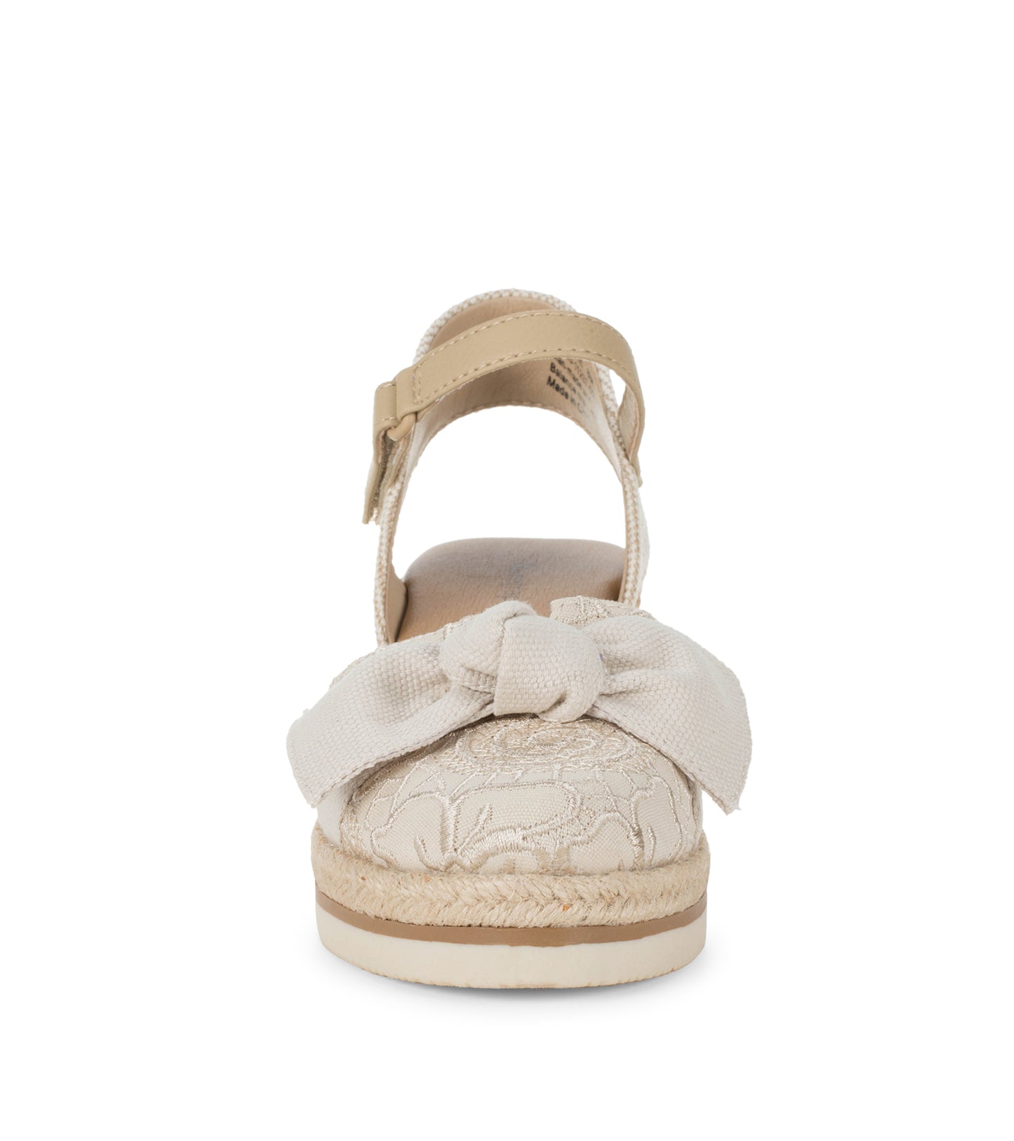 Arabelle Closed Toe Wedge Sandal Cream - Women