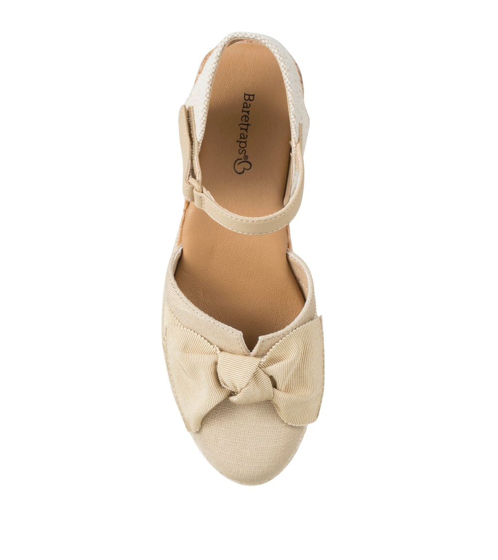 Arabelle Closed Toe Wedge Sandal Light Gold - Women