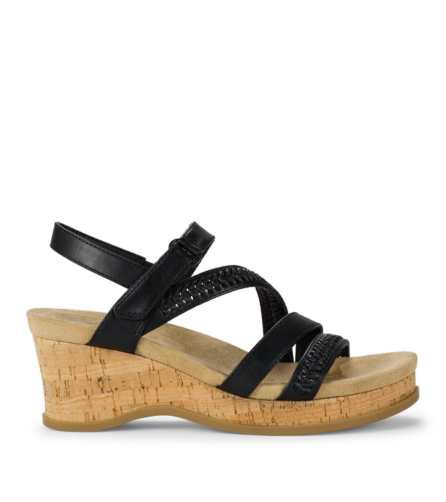 Ciara Wedge Sandal Black - Women