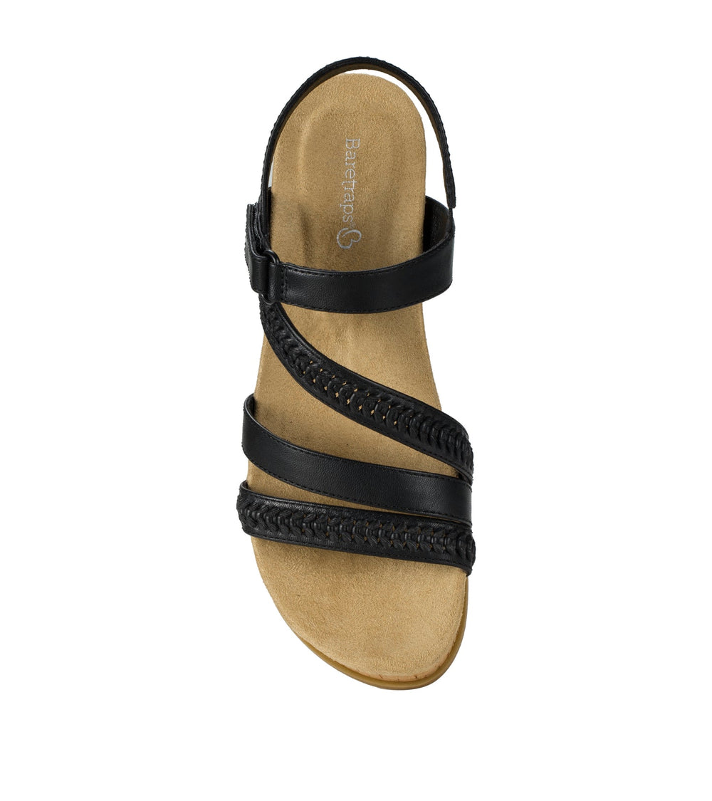 Ciara Wedge Sandal Black - Women