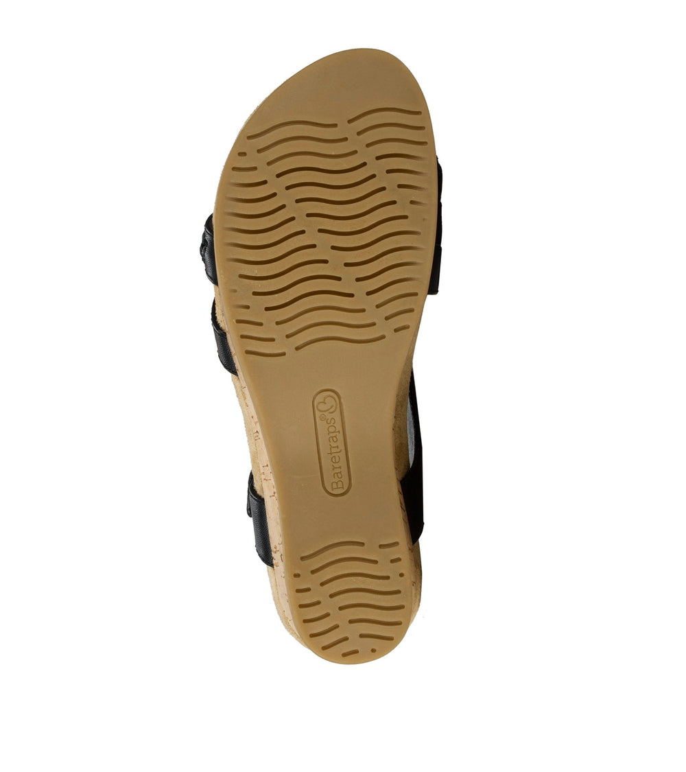 Ciara Wedge Sandal Black - Women