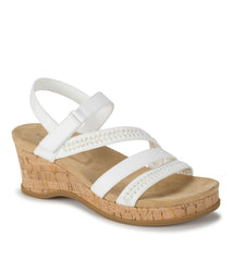 Ciara Wedge Sandal White - Women