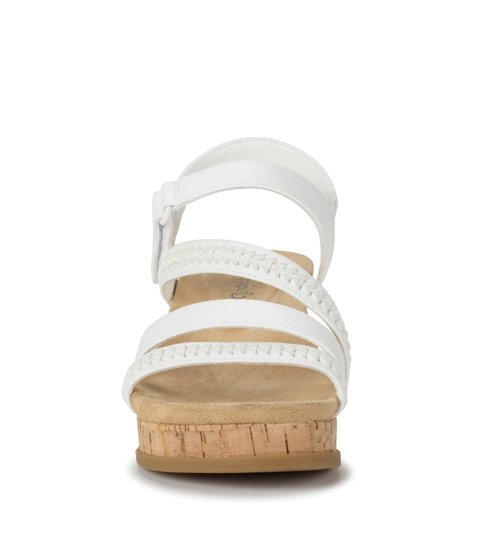 Ciara Wedge Sandal White - Women