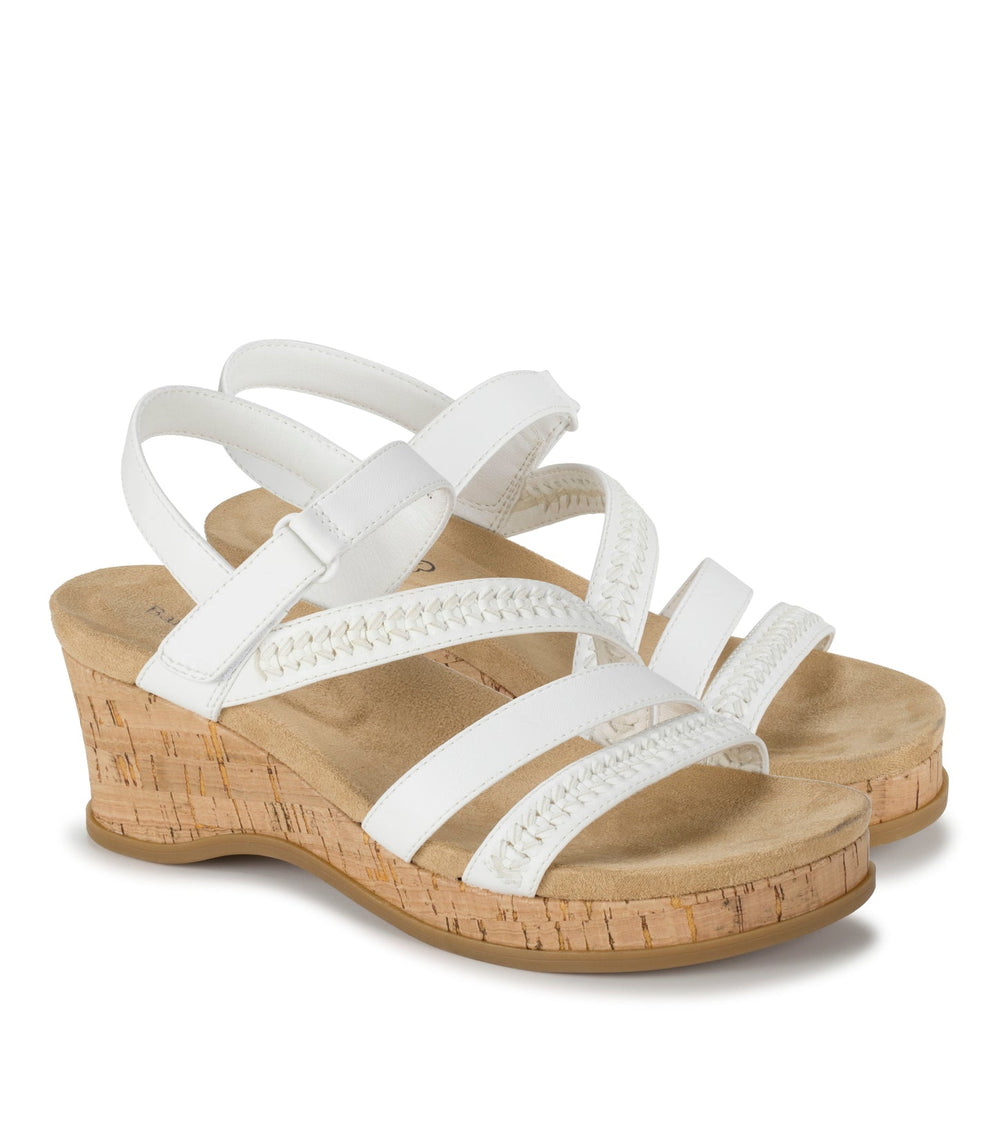 Ciara Wedge Sandal White - Women