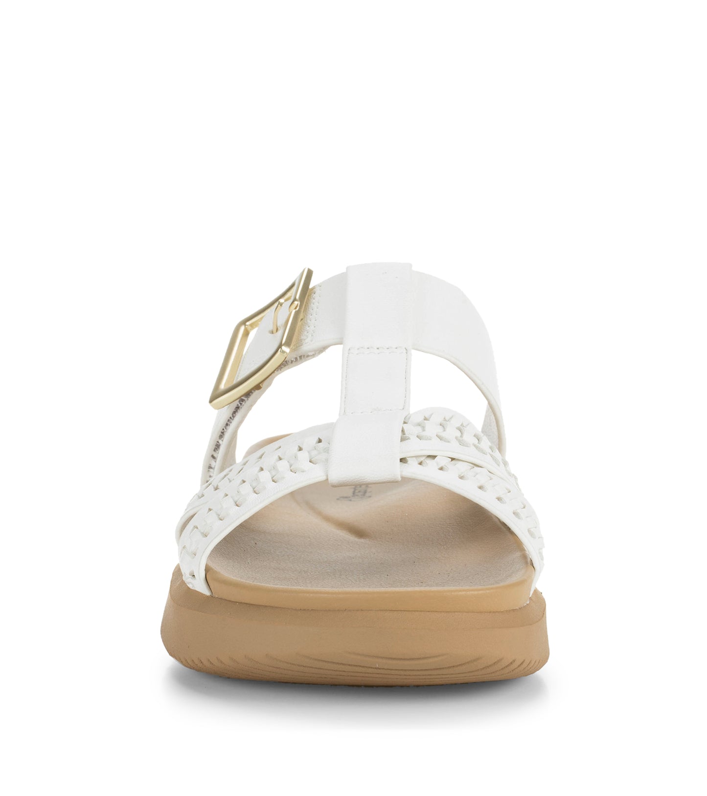 Emmery Slide Sandal White - Women