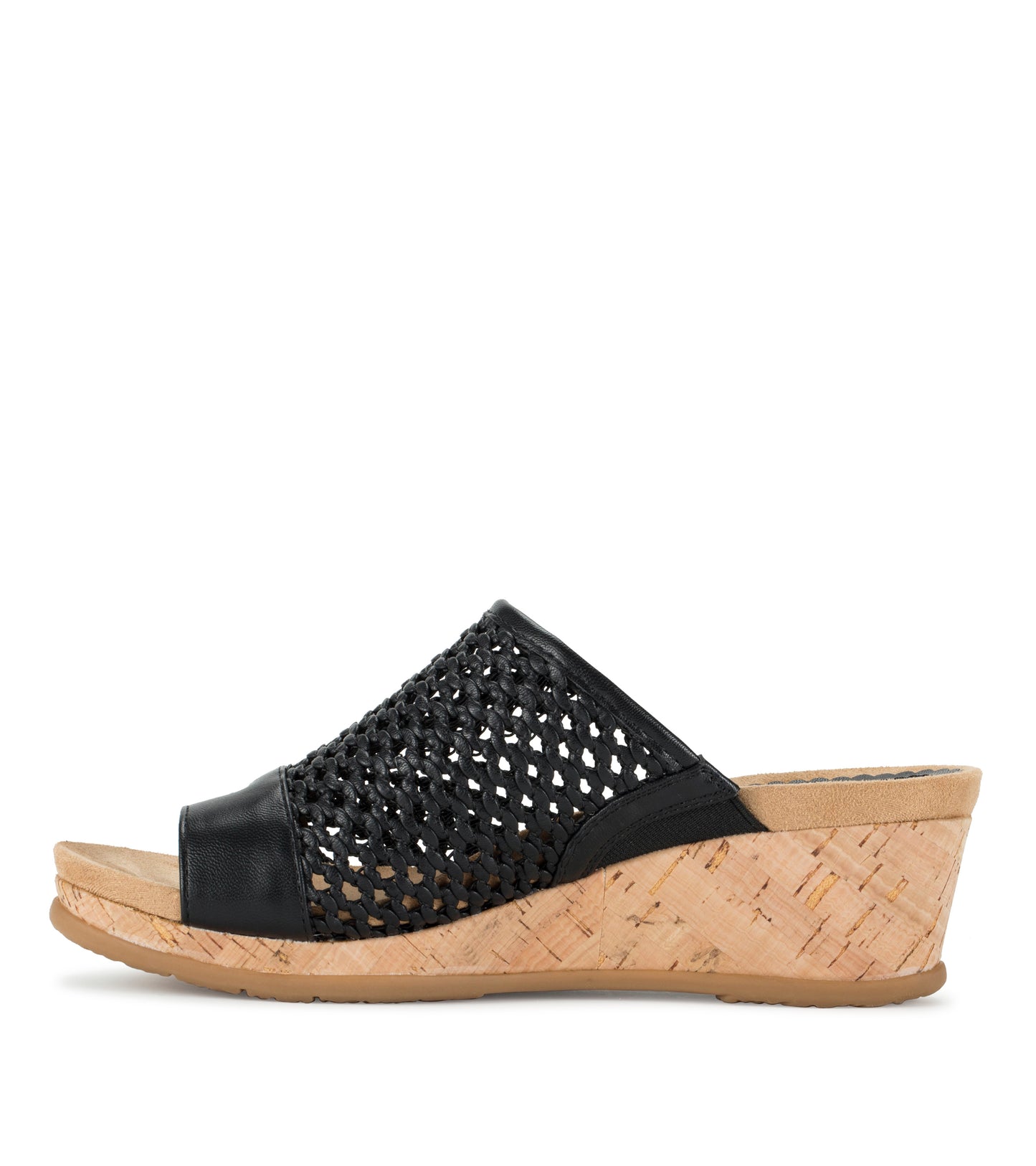 Faye Wedge Sandal Black - Women
