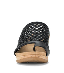 Faye Wedge Sandal Black - Women