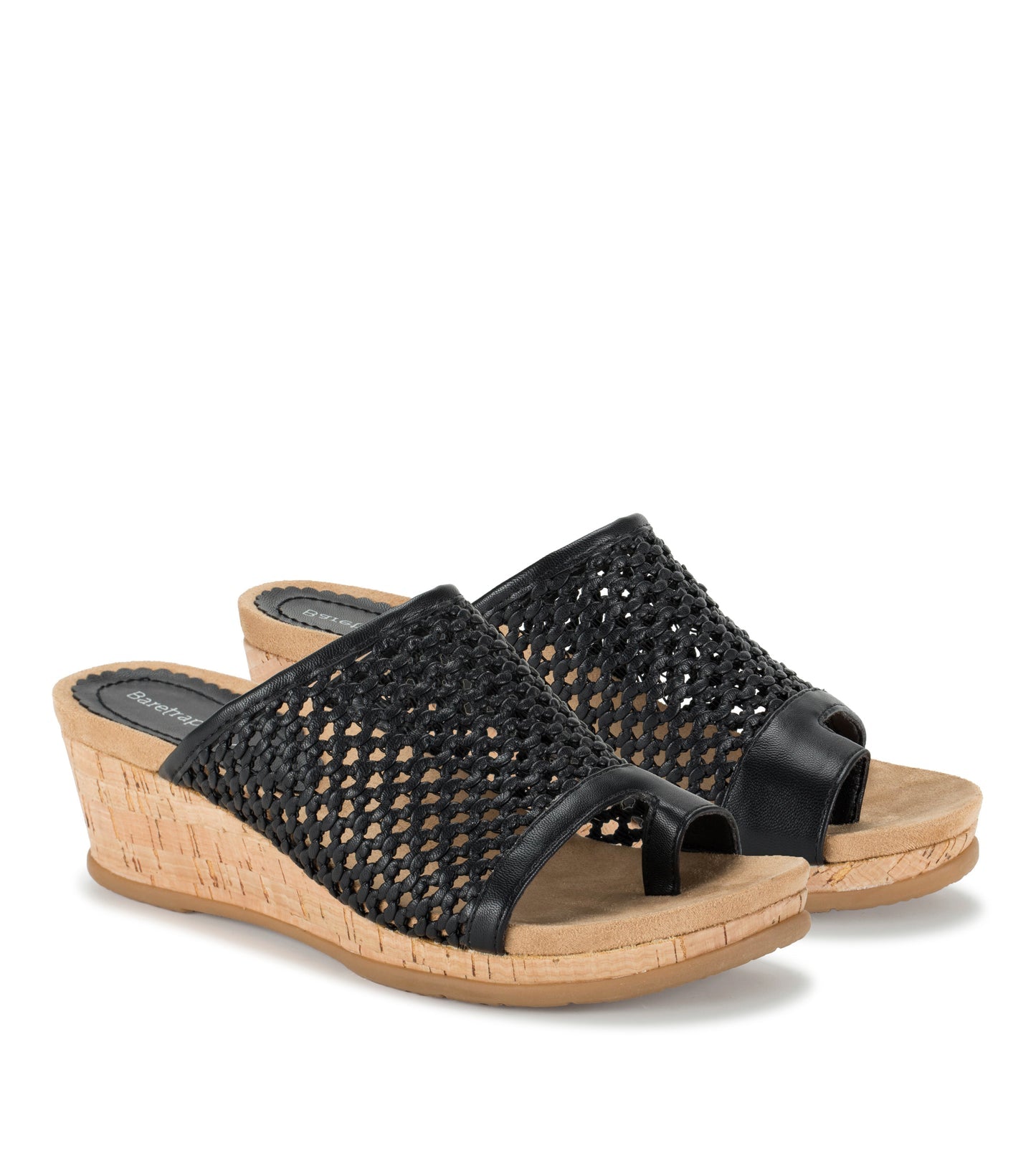 Faye Wedge Sandal Black - Women