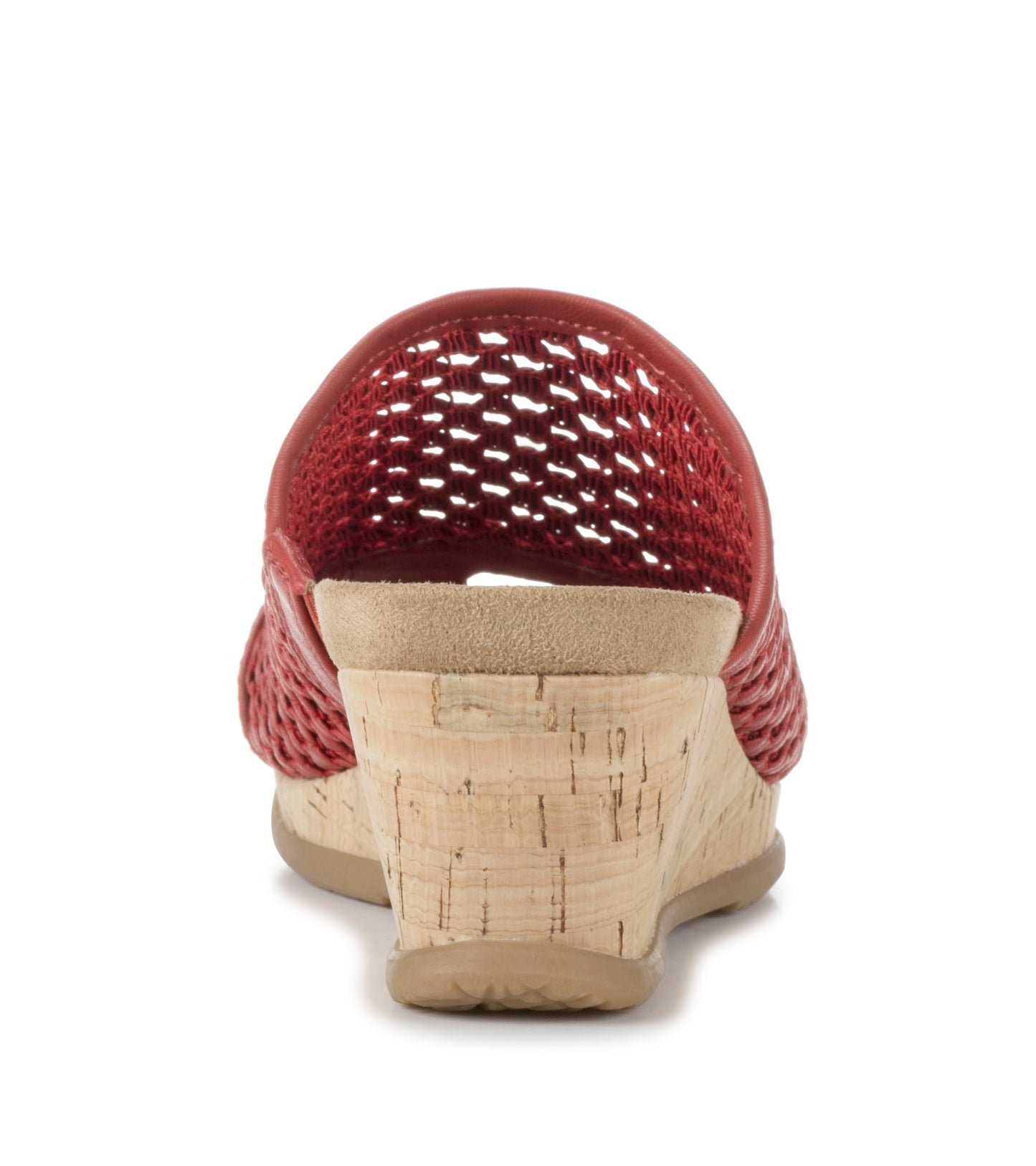 Faye Wedge Sandal Cherry Red - Women