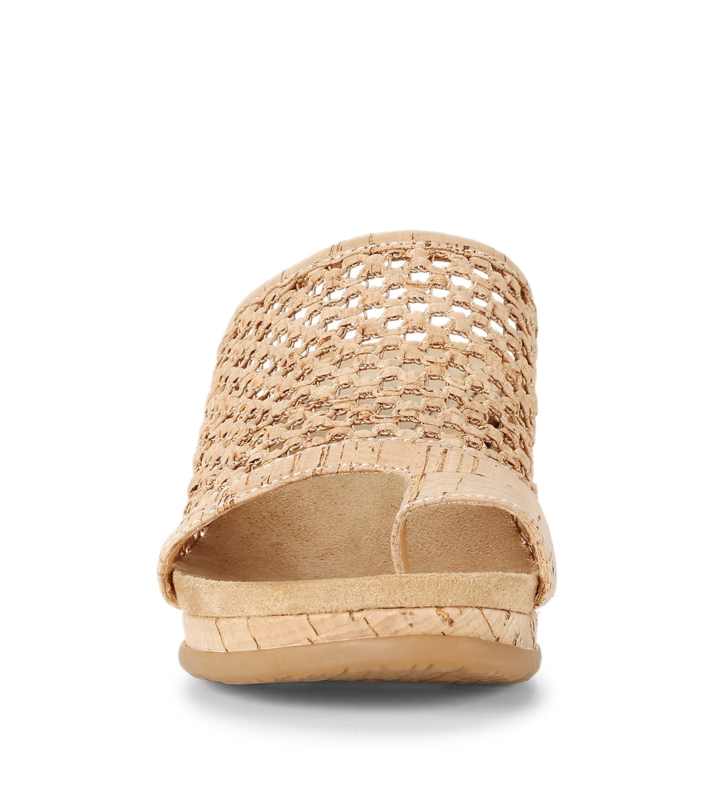 Faye Wedge Sandal Natural - Women