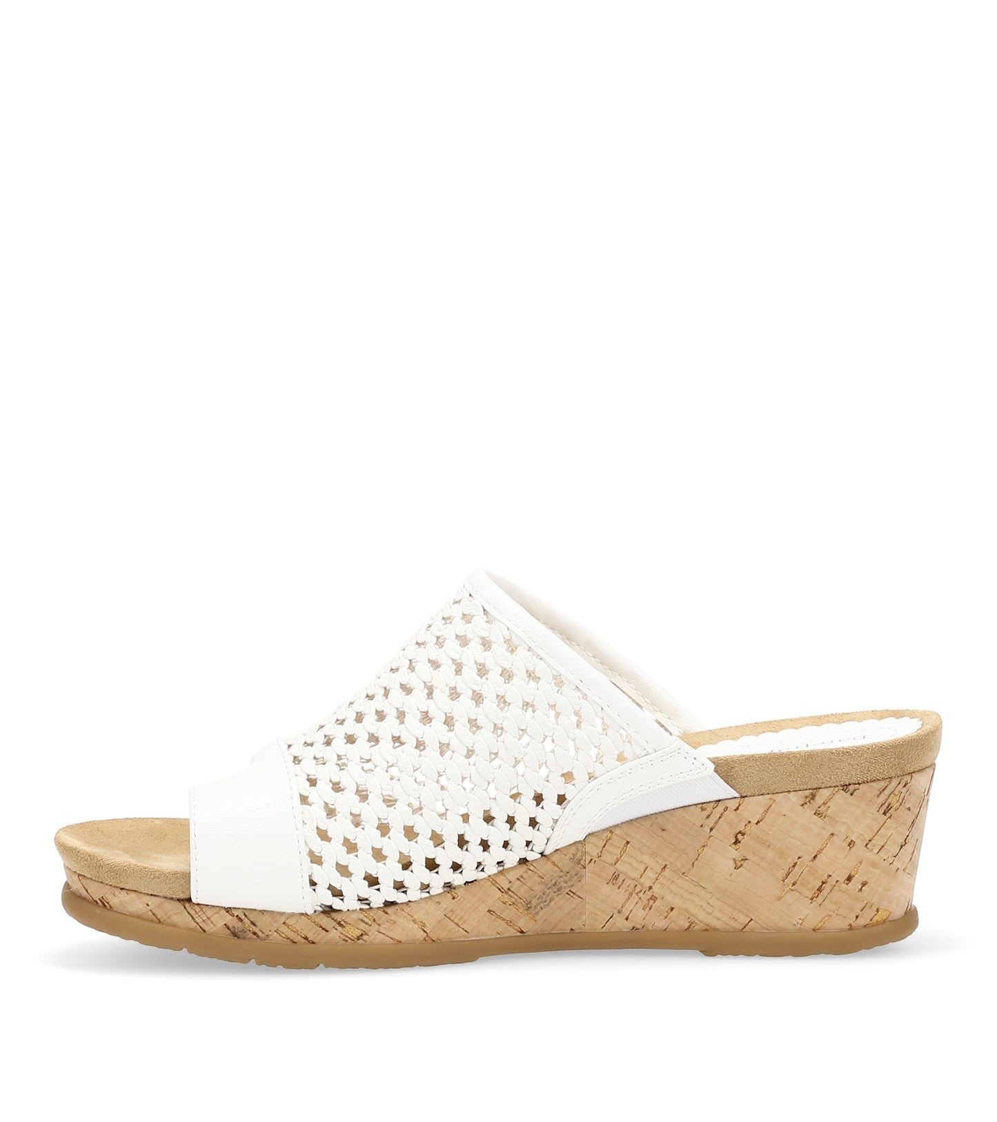 Faye Wedge Sandal White - Women