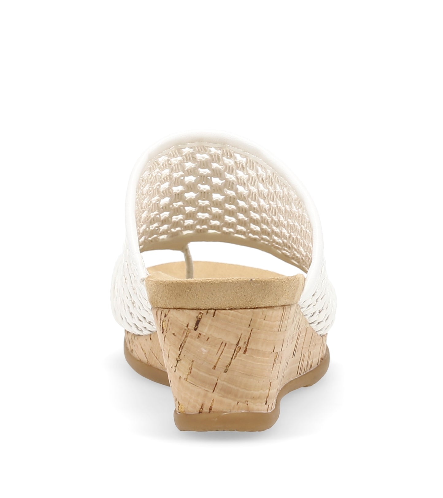 Faye Wedge Sandal White - Women