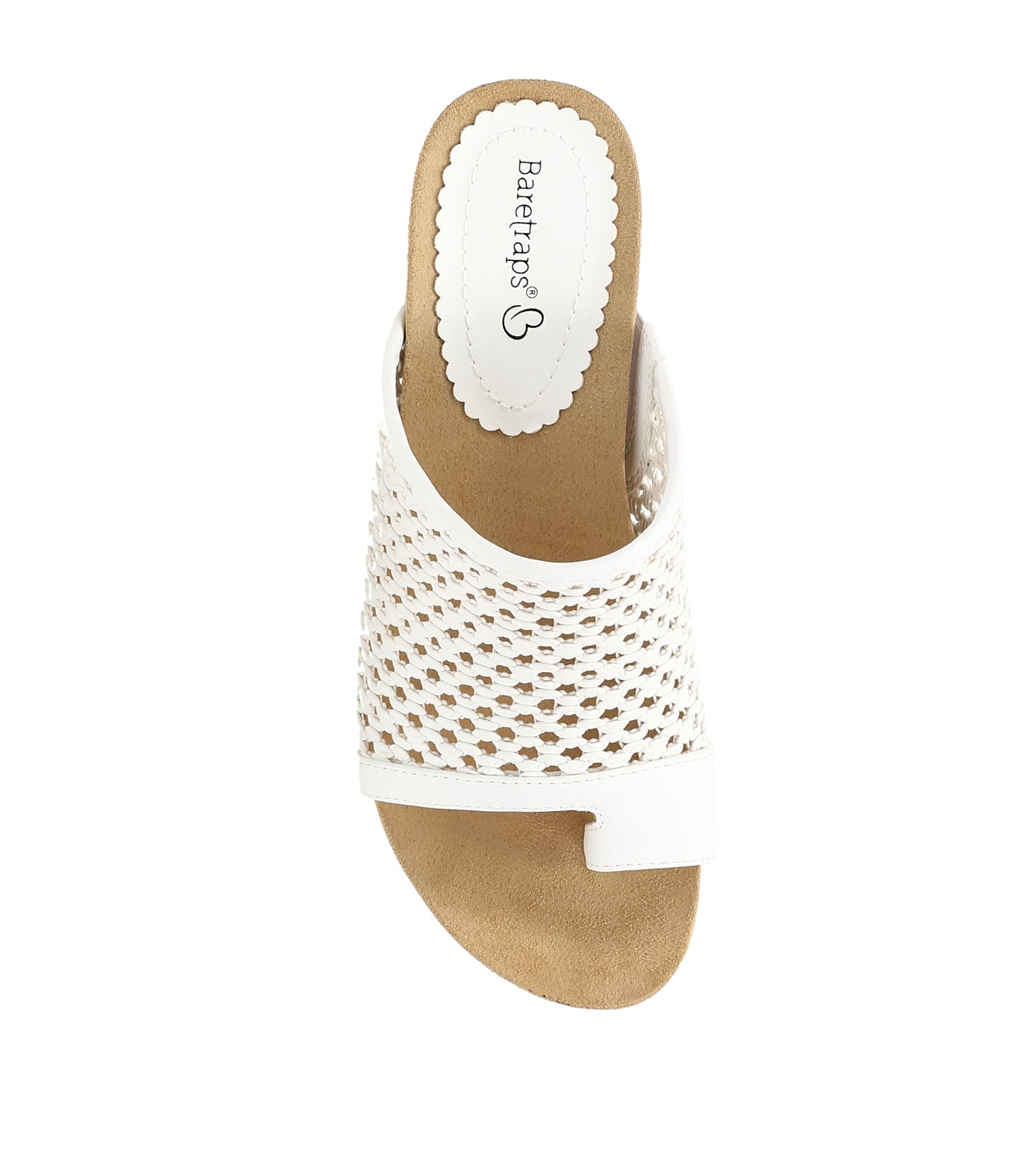 Faye Wedge Sandal White - Women