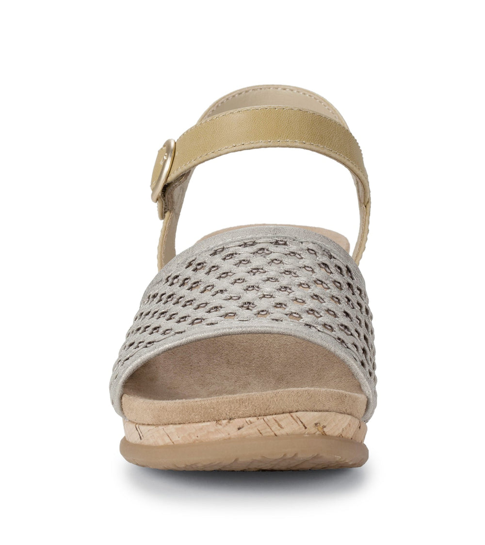 Fernelle Wedge Sandal Champagne - Women