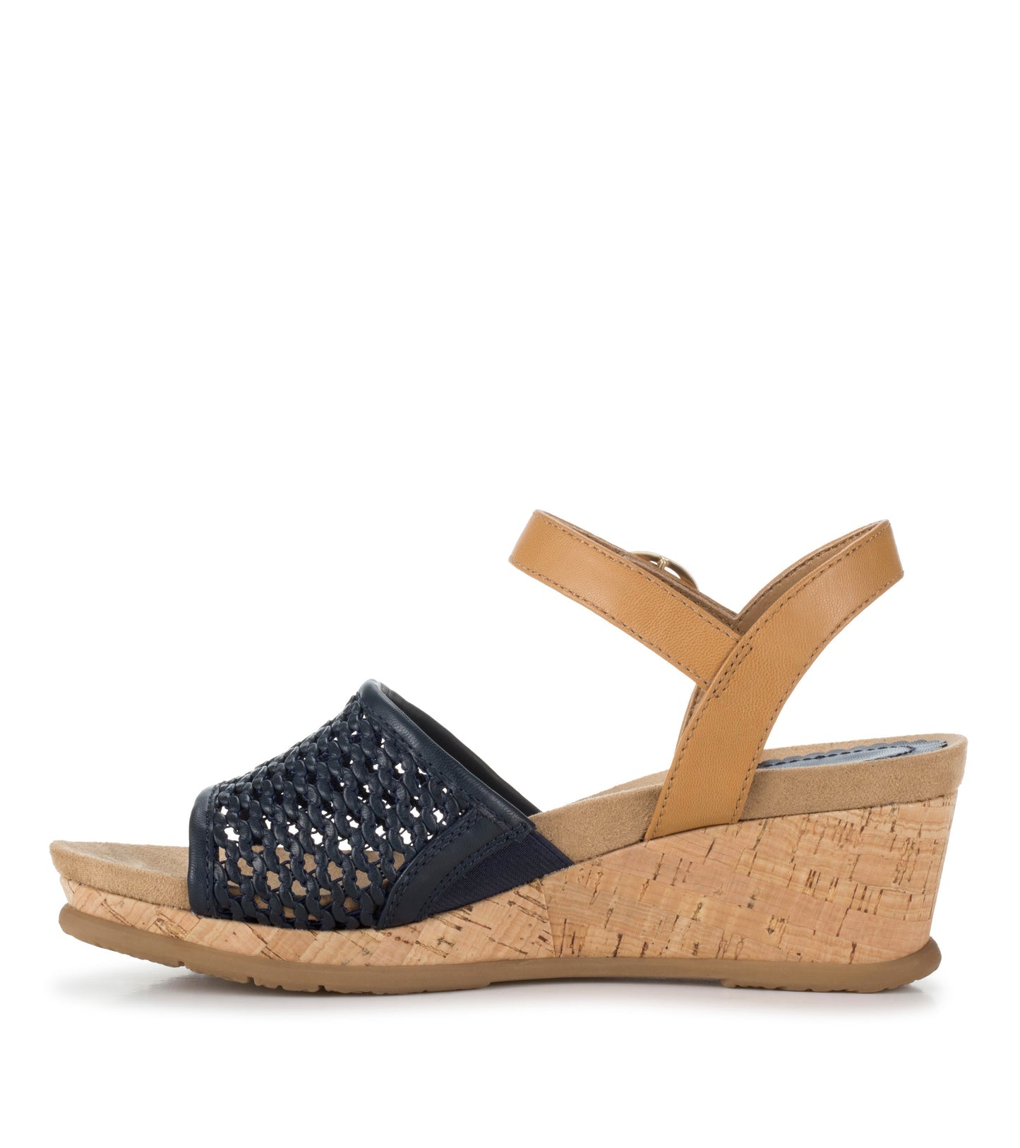 Fernelle Wedge Sandal Navy Blue - Women