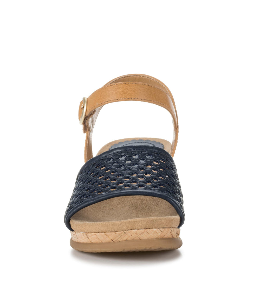 Fernelle Wedge Sandal Navy Blue - Women